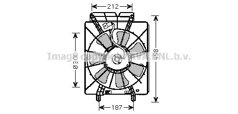 AVA QUALITY COOLING Вентилятор, охлаждение двигателя HD7533